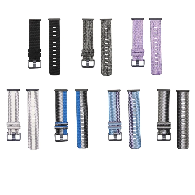 

Нейлоновый ремешок для Fitbit Versa 3 ремешка тканый браслет Замена для Fitbit Sense Bands аксессуары