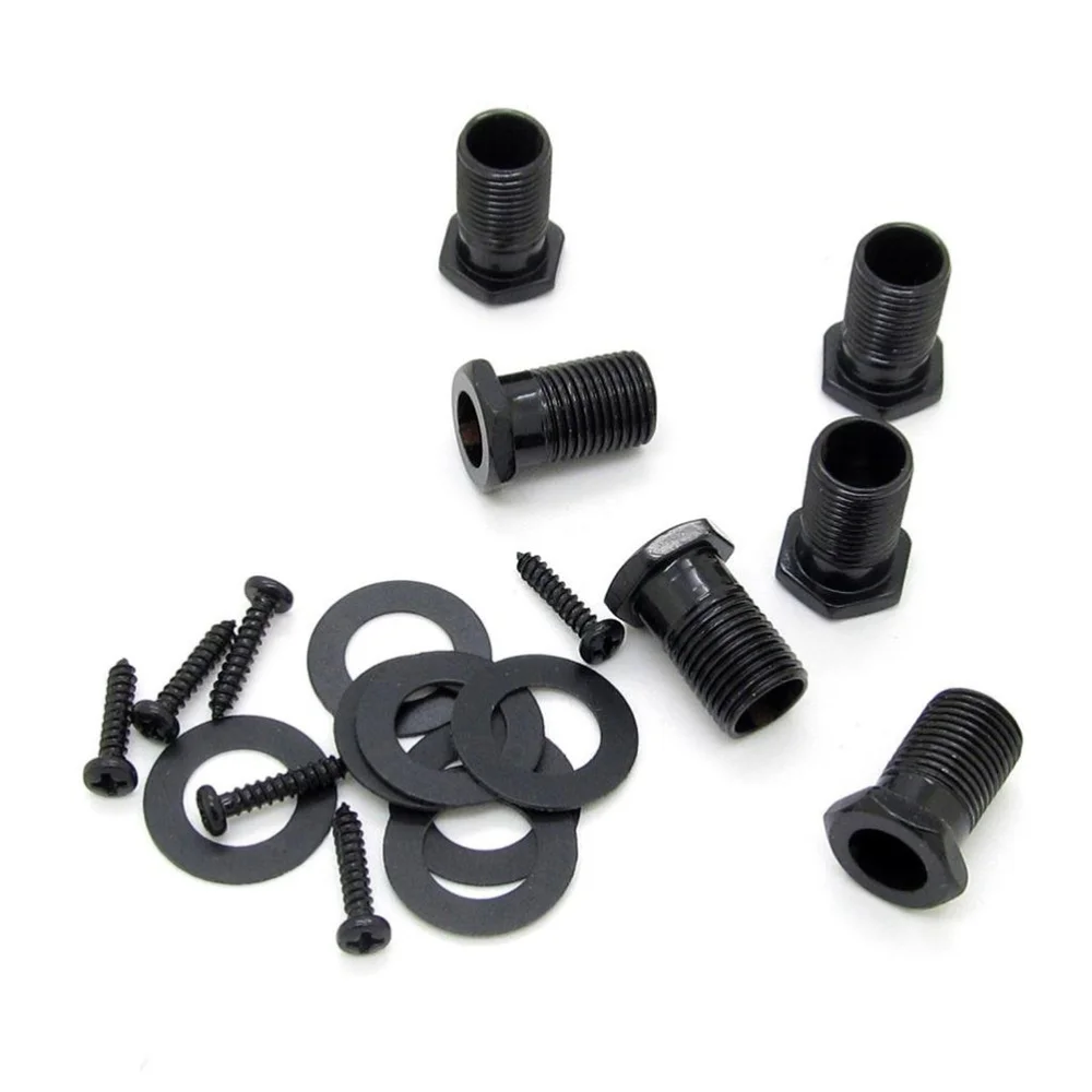

6R Right Black Electric Guitar String Tuning Pegs Keys Tuners For Strat