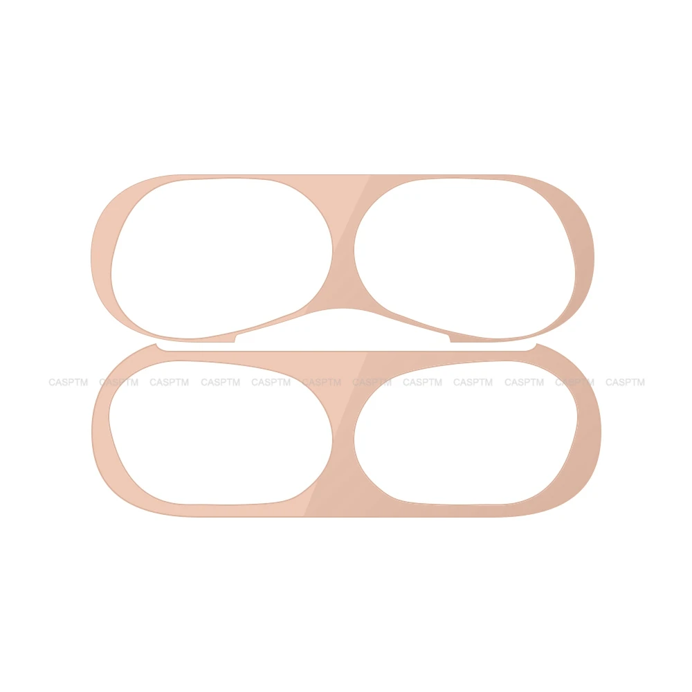 Rose Gold Пыленепроницаемый металлический пылезащитный чехол для Airpods Pro, наклейка, аксессуары для кожи Apple, чехол для зарядки, защитный чехол для Airpods 3 Airpods Pro - Цвет: Rose Gold