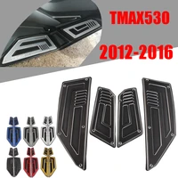 motorcycle footboard steps foot plate pads footrest pedal pegs for yamaha tmax530 tmax 530 t max 530 2012 2013 2014 2015 2016