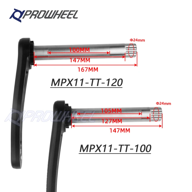 Коленчатый механизм PROWHEEL для снежного велосипеда 170 мм коленчатый 28T 30T 32T 34T 36T 38T GXP