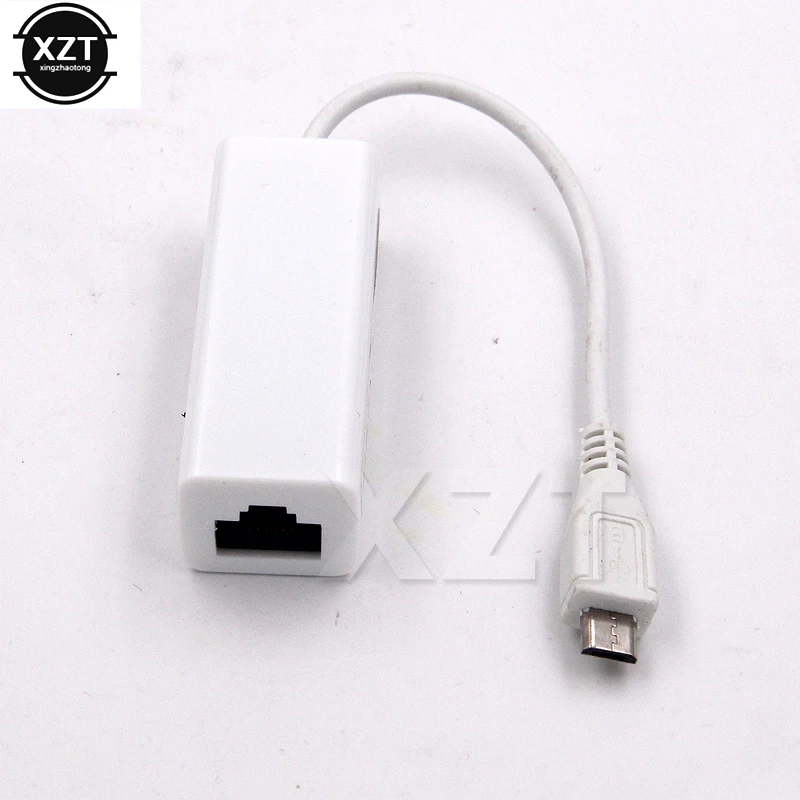 Новейший Micro USB 2 0 5 Pin к Ethernet 10/100 M RJ45 сетевой кабель Lan адаптер карта usb lan Карта