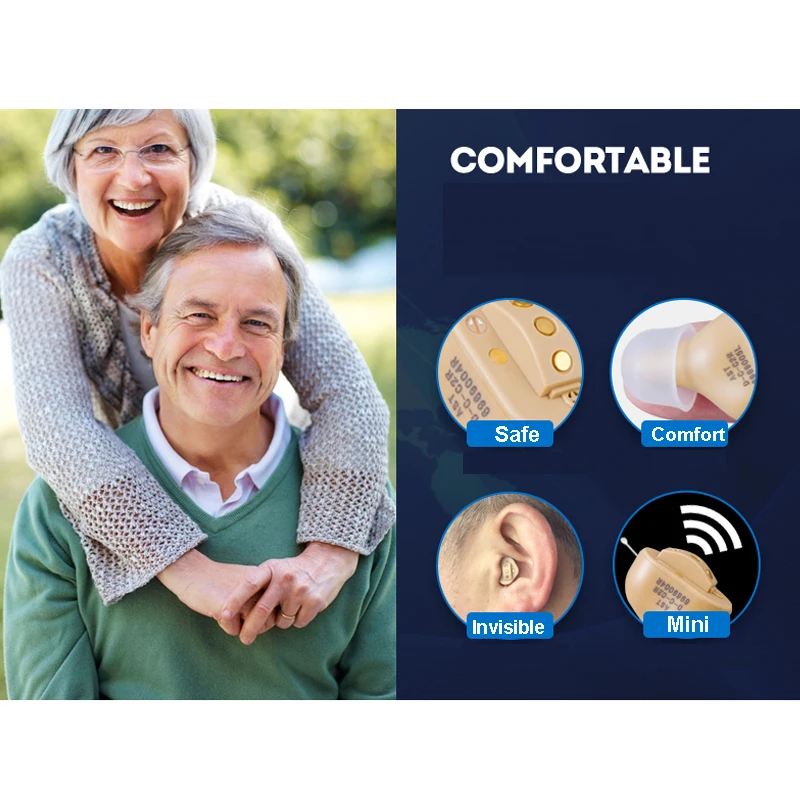 Слуховой аппарат Перезаряжаемые средство громкоговорящей связи мини слуховой