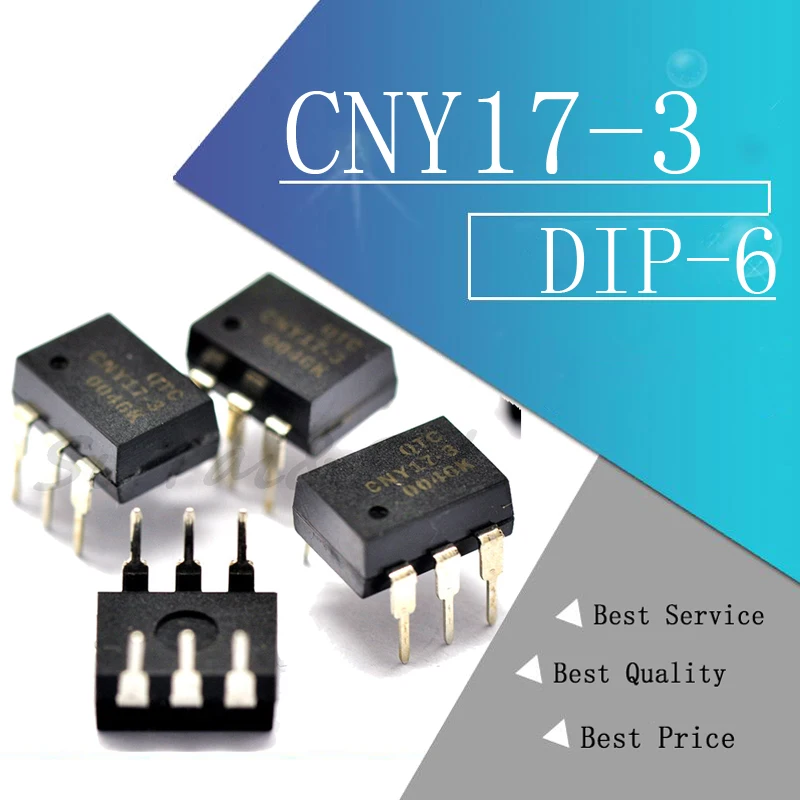 10 шт. транзисторы DIP6 CNY17 на выходе оптопары NPN фототранзисторы новый оригинал CNY17-3
