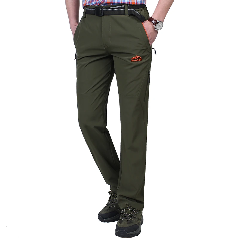 Брюки мужские быстросохнущие повседневные длинные штаны для спорта на открытом