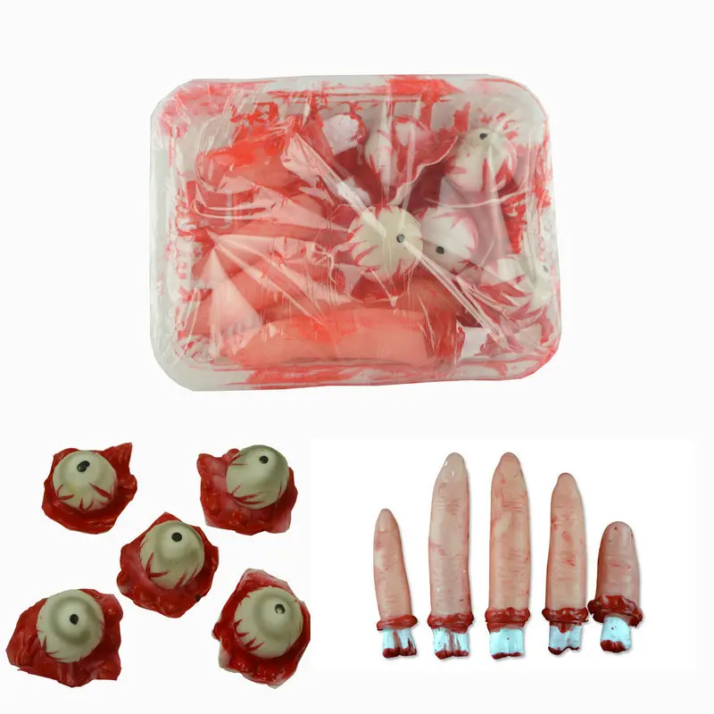 Страшные Декорации для Хэллоуина искусственное сердце сложное Отрубленный