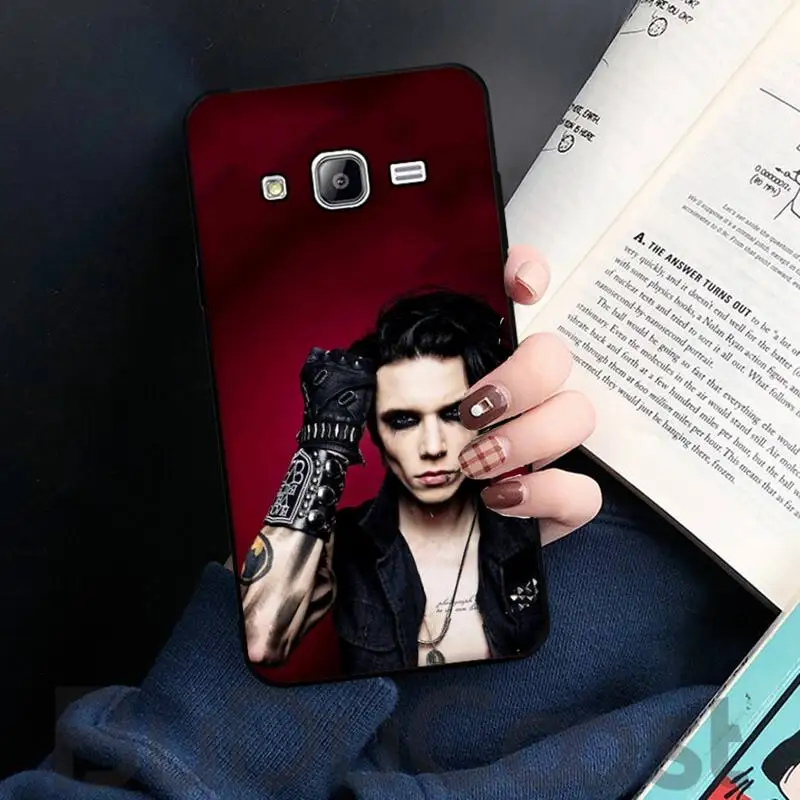 Hrmes Andy Biersack Veil Brides BVB Soft Rubber Phone Cover For Samsung Galaxy J7 J6 J8 J4 J4Plus DUO J7NEO J2 Prime | Мобильные
