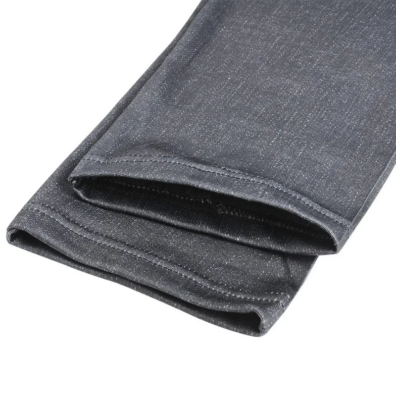 Fashion Women Casual Leggings Slim Stretch Faux Denim Jeans Leggings Pencil Pants Skinny Leggings Jeans Womens Clothing