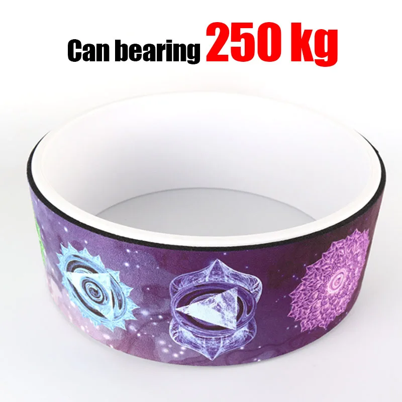 Пилатес-круг с космическим энергетическим дизайном TPE-ролик для йоги ролик