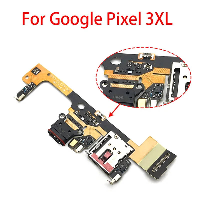 Charger Board Flex For Google Pixel 3XL USB Port Connector Ribbon Cable With SIM Card Reader Holder Slot | Мобильные телефоны и