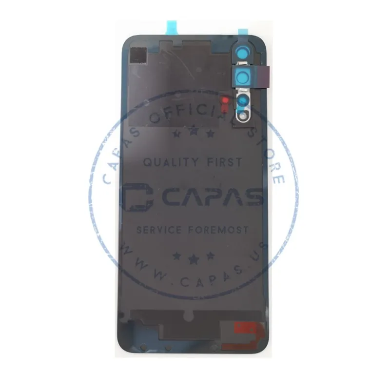 Оригинальный чехол на заднюю крышку аккумулятора для Honor 20 + стеклянный объектив