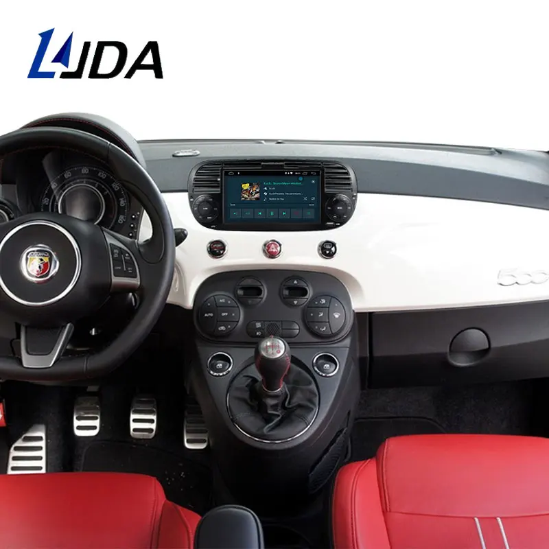 LJDA Android 10 0 автомобильный DVD плеер для FIAT 500 WIFI стерео Мультимедиа управление