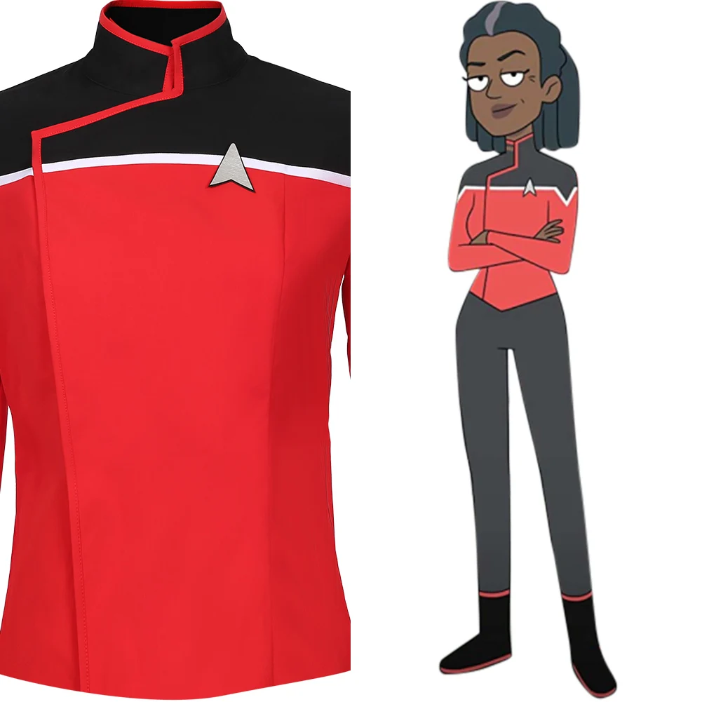 Женский костюм для косплея Star Cosplay Trek: Нижняя Дека Сезон 1 женская униформа пальто