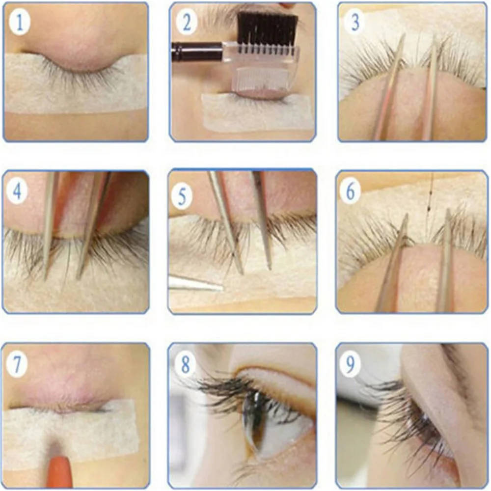 

100pairs Wholesale Paper Patches Eyelash Under Eye Pads Lash Eyelash Extension Paper Patches Eye Tips Sticker Wraps