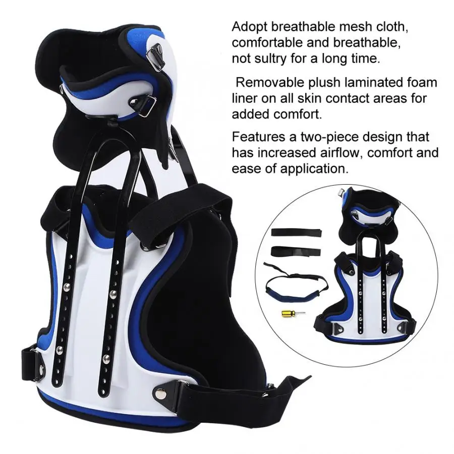 Массажер для лица головы шеи груди регулируемый ортопедический U образный