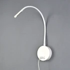 Светодиодная лампа для чтения, USB-светильник, настенный светильник, для спальни, гибкий USB-порт, для дома, отеля, лофта, прикроватный светильник Ник, современный белый