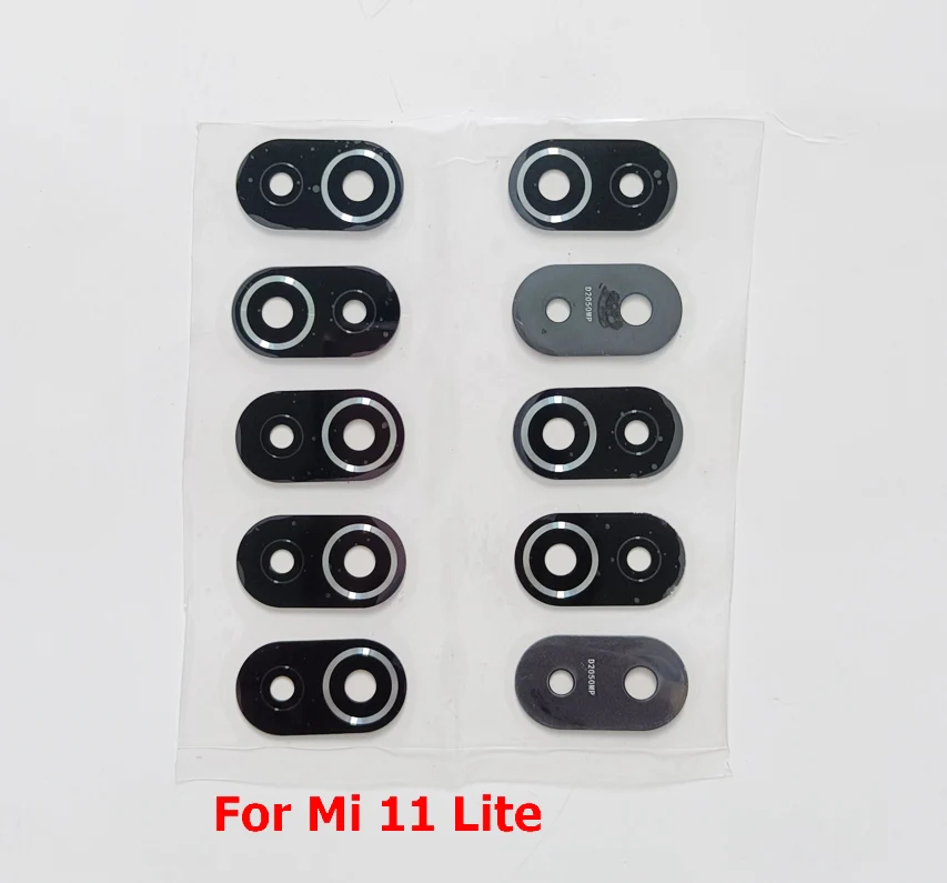 50pcs rear back camera glass lens with adhesive sticker for xiaomi mi max 3 mix 2s poco f3 m3 x3 pro mi 10t lite 11 ultra 11t free global shipping