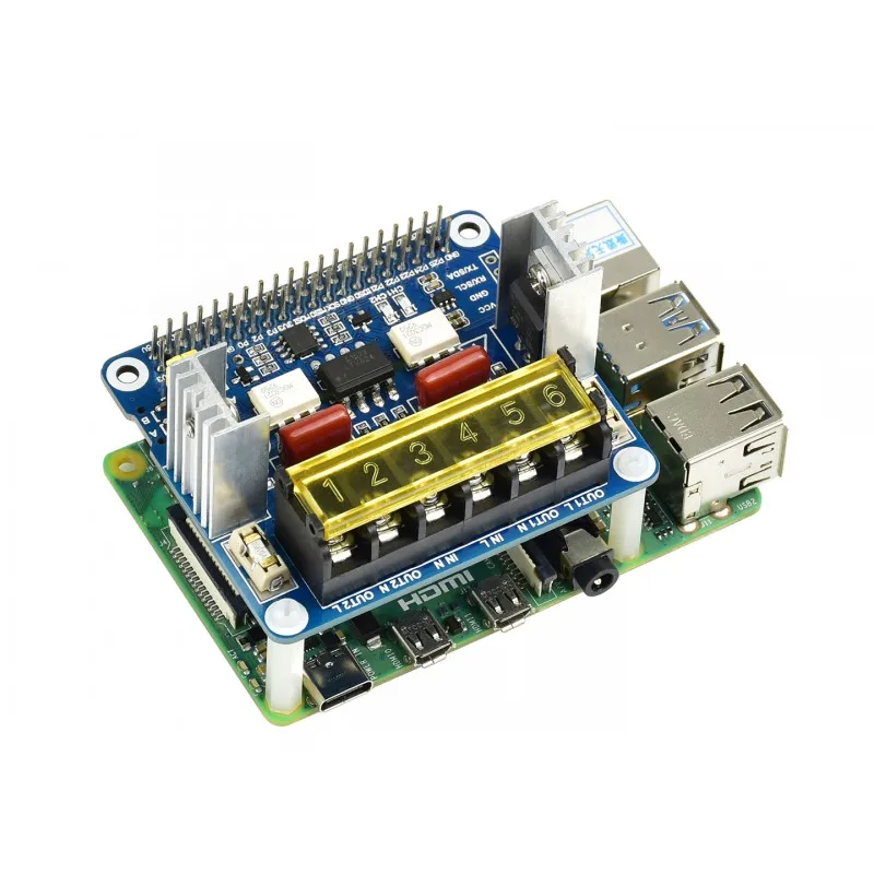 AiSpark 2-CH Triac HAT  Raspberry Pi,  MCU, UART / I2C