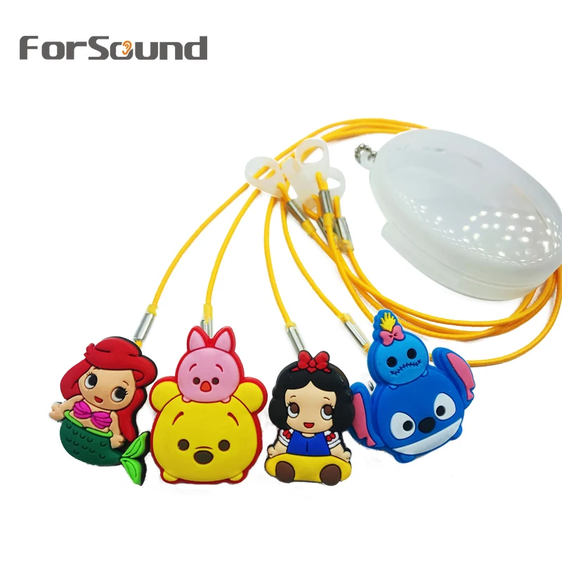 Детский бинауральный зажим для слухового аппарата предотвращения падения и