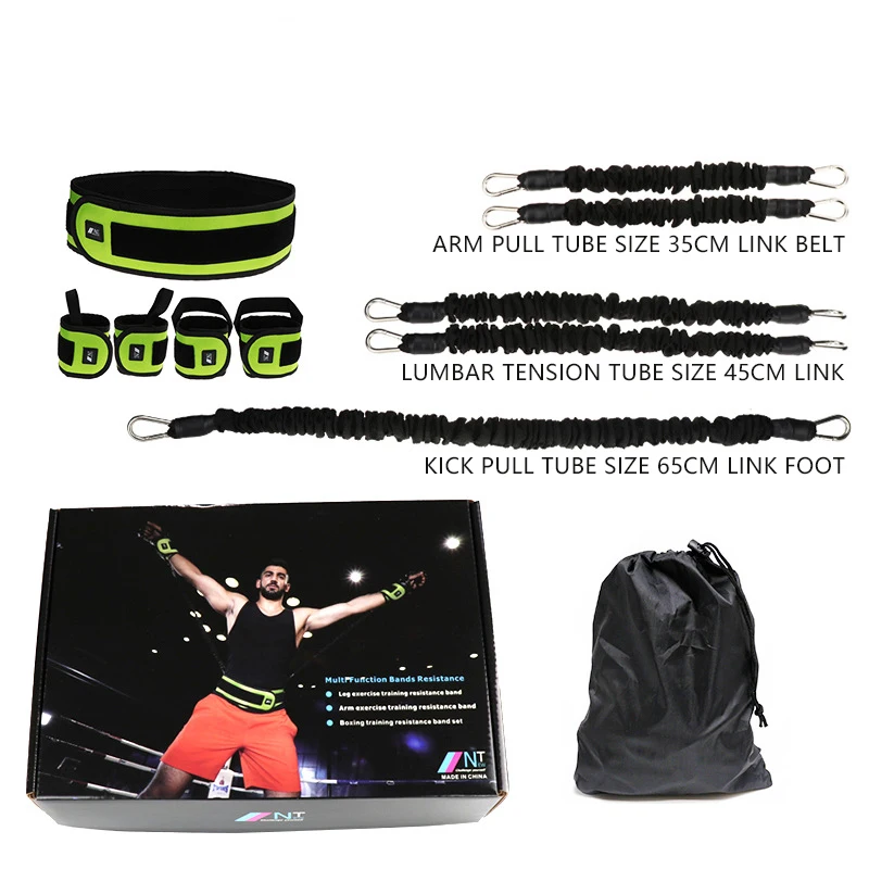 Растягивающиеся эластичные Эспандеры для упражнений TPE ног приседания носилки