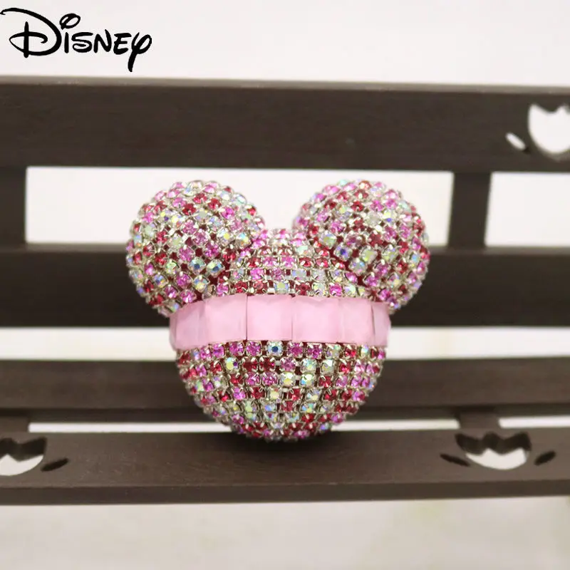 

Disney Cartoon Mickey Car Perfume Cute Diamond Air Conditioning Air Outlet Perfume Clip Deodorant Jewelry