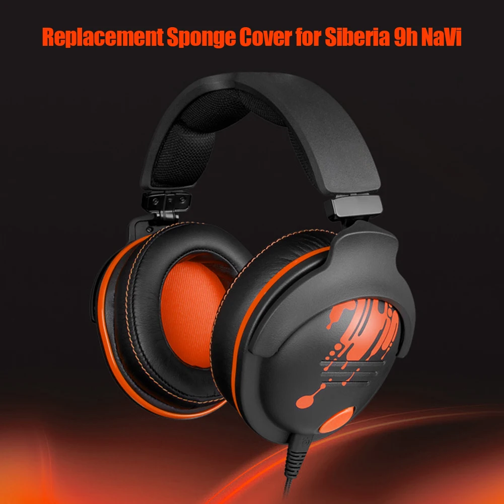 Мягкие накладки для наушников Steelseries 9H/Siberia 9h NaVi сменная Кожаная подушка игровые