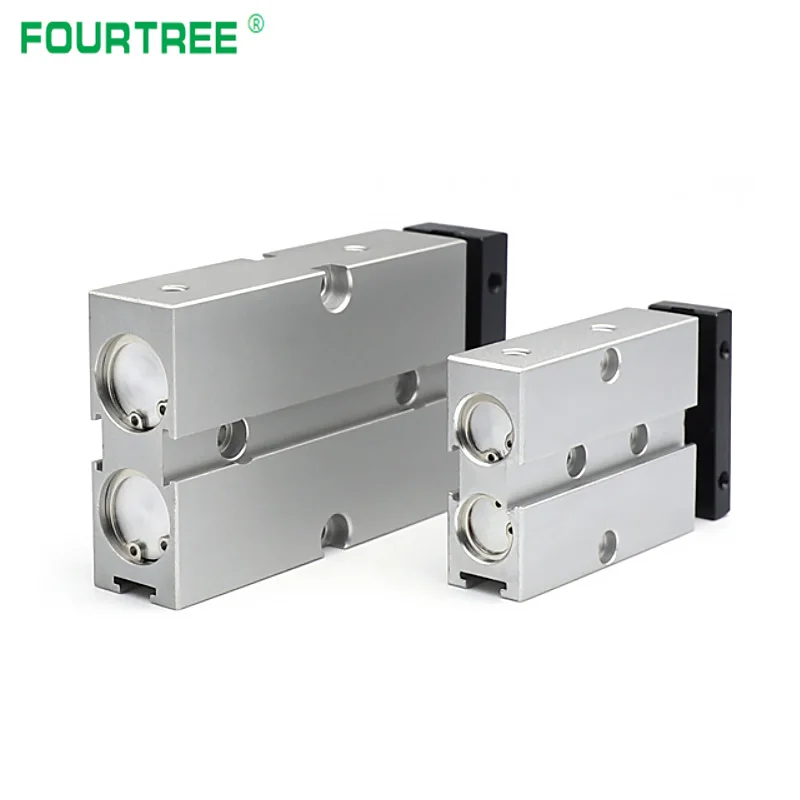 Двойной пневматический цилиндр типа TN из алюминиевого сплава 10 16 20 25 32 мм