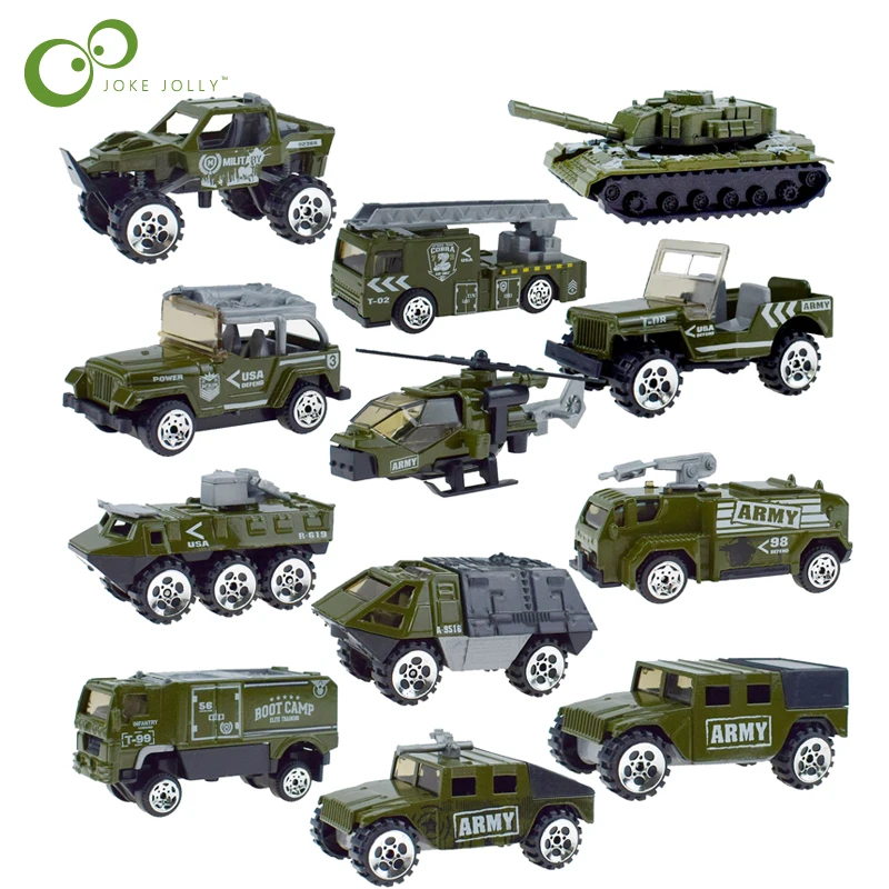 12 шт. металлическая военная модель автомобиля World War II бронированный автомобиль