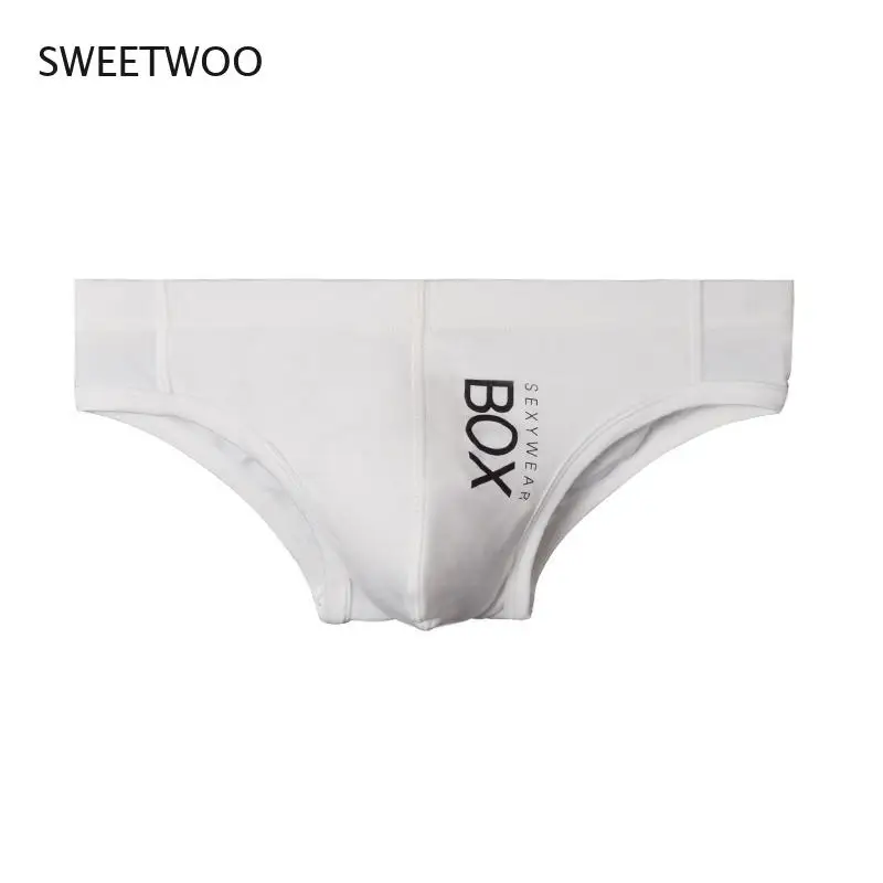 

Men's Breathable Low Waist Men's Underwear Pure Cotton Men's Underwear Sexy Underpants U Convex Pouch Gay Men Slippery Sissy Und