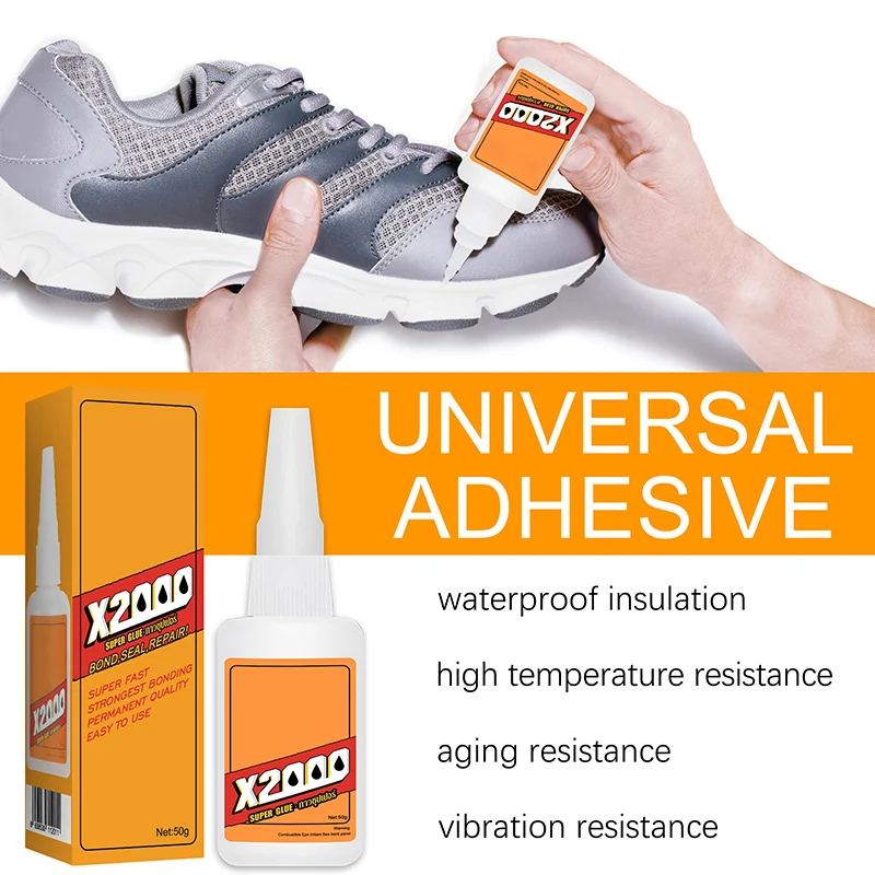 

Super Glue Multi-Purpose Waterproof Shoe Repair Glue Sneakers Leather Shoes Glue Adhesive SP99