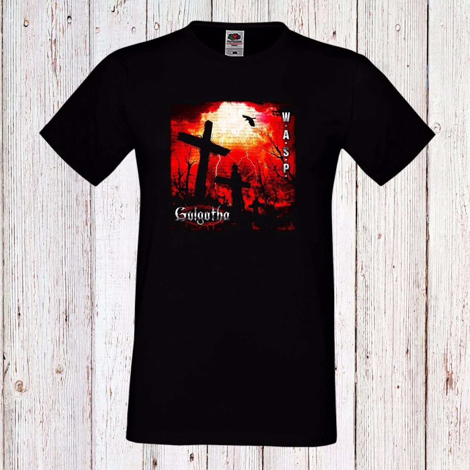 WASP W.A.S.P. 3 GOLGOTHA тяжелый металл Мужская HERREN футболка с длинным рукавом короткий