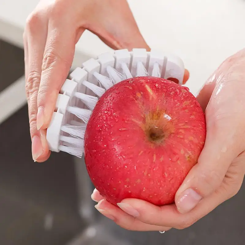 

1PC Multifunctional Flexible Cleaning Brush Melon Fruit and Vegetable Decontamination Brush Household Kitchen Cleaning Brush