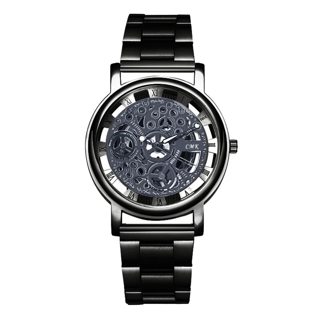 

Fashion Watch Silver & Golden Luxury Hollow Steel Watches Men Women Unisex Quartz Wrist watch Clock Retro Relogio