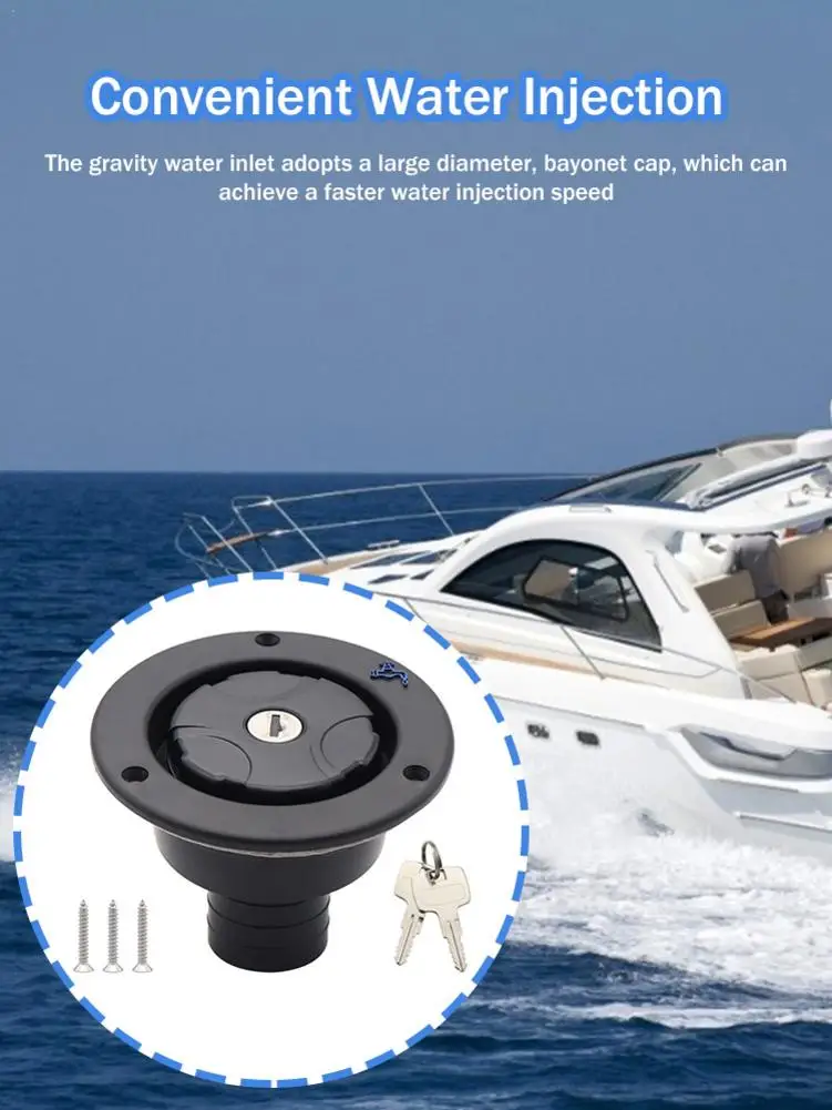 Резервуар для автофургона заправочный порт с замком гравитационное заполнение