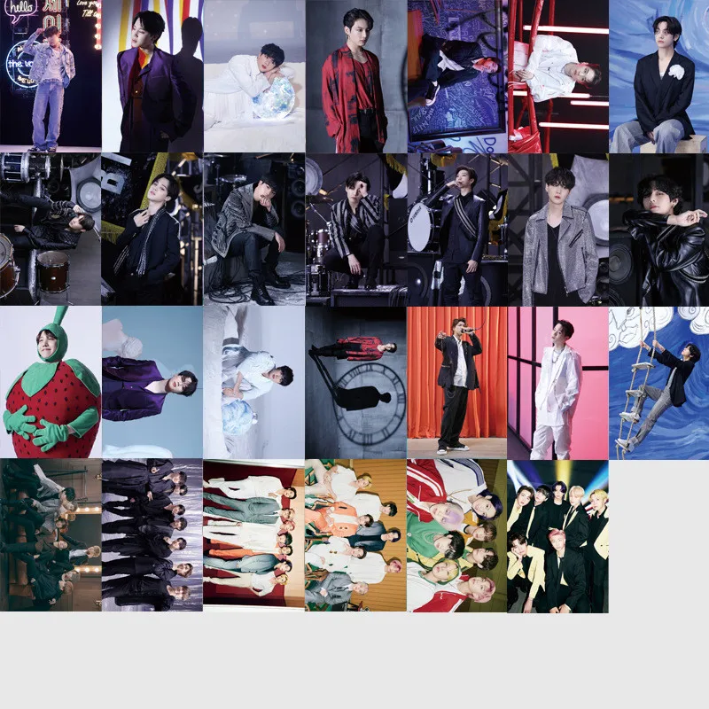 

54Pcs/Set K-POP Bangtan Boys New Album Butter Lomo Card PhotoCard Cards JIMIN SUGA V RM Room Decoration Fans Collection