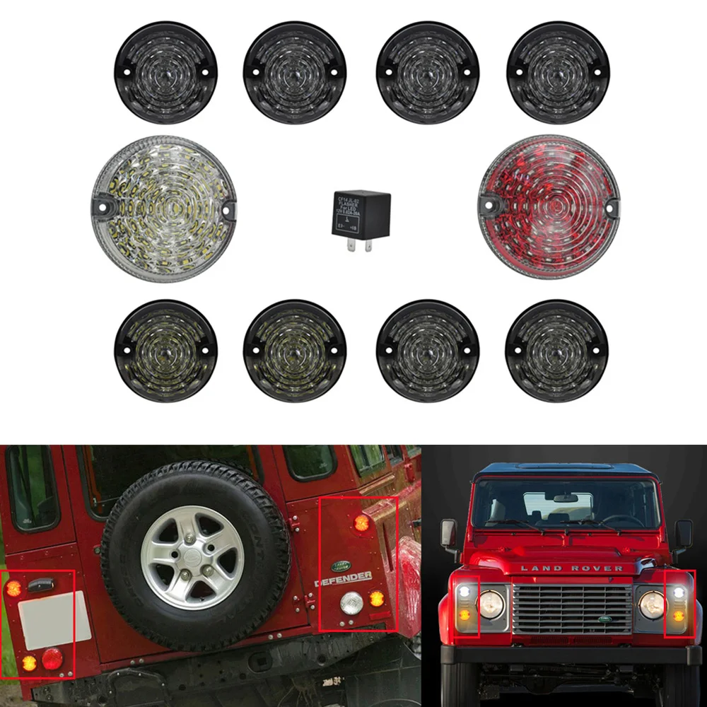 10 шт. E4 помеченный полный комплект для обновления светодиодной лампы Land Rover Defender