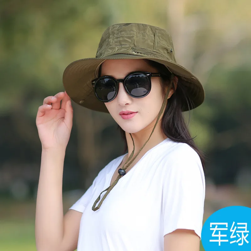 Waterproof Bucket Hat Summer Men Women Boonie Outdoor UV Protection Wide Brim Panama Safari Hunting Hiking Fishing Sun | Аксессуары для