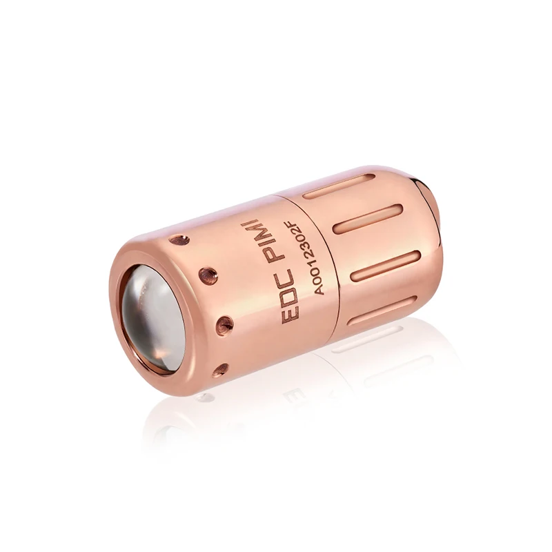 

Новый Медный мини-фонарик Lumintop EDC PIMI, фонарик с брелоком CREE, фонарик с батареей 10180 для самообороны, кемпинга