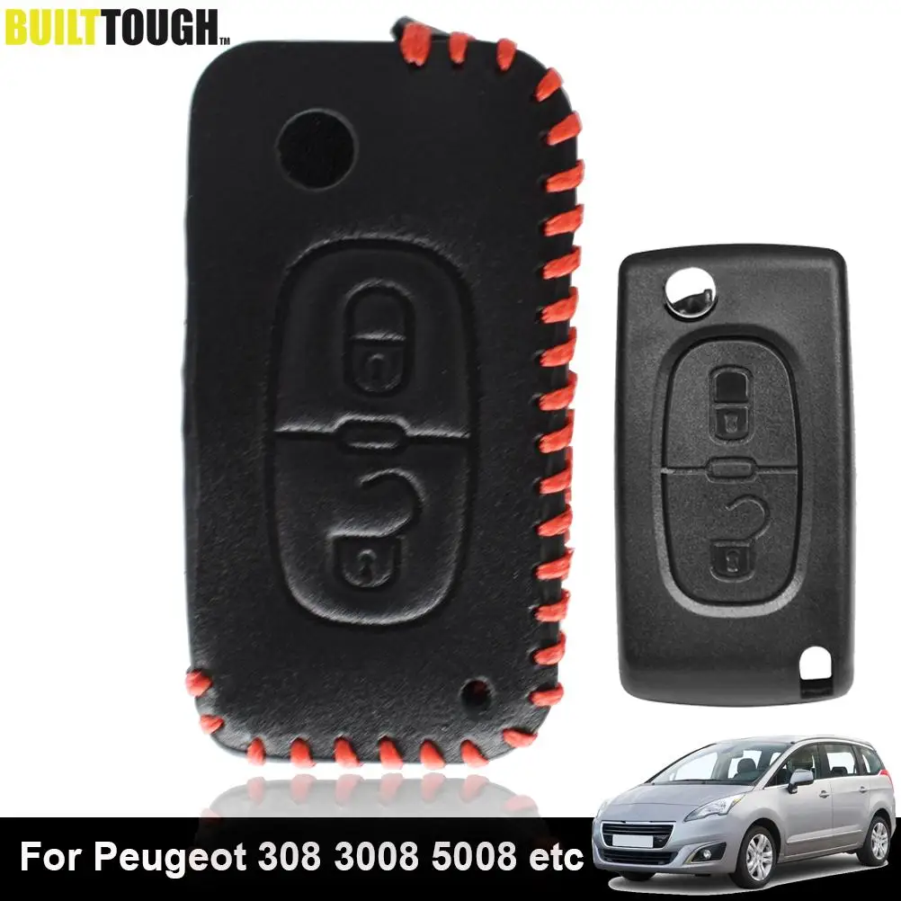 

Кожаный чехол для Peugeot 207 307 308 3008 5008 807