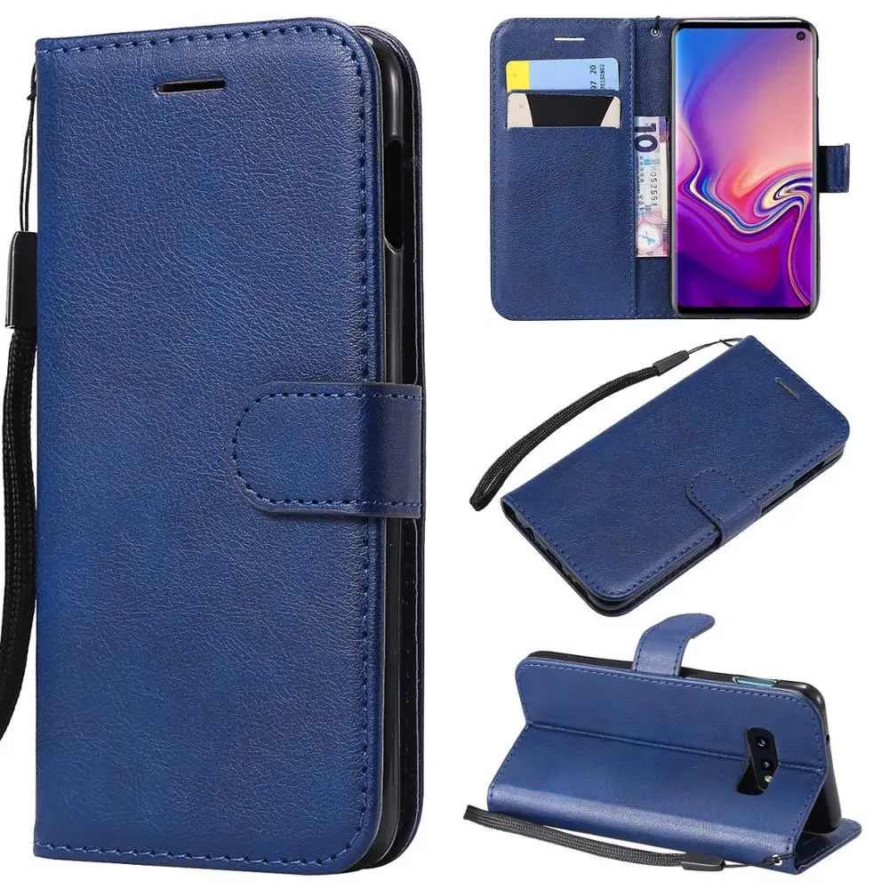 Кожаный чехол-бумажник с откидной крышкой для Samsung Galaxy Note 10 Plus 5G 9 8 4 3 S10 7 6 Edge A80 90 M10