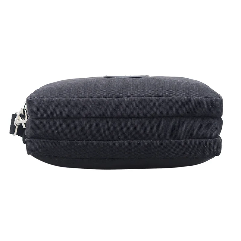 Моющаяся нейлоновая трехслойная косметичка на молнии маленькая тканевая сумка