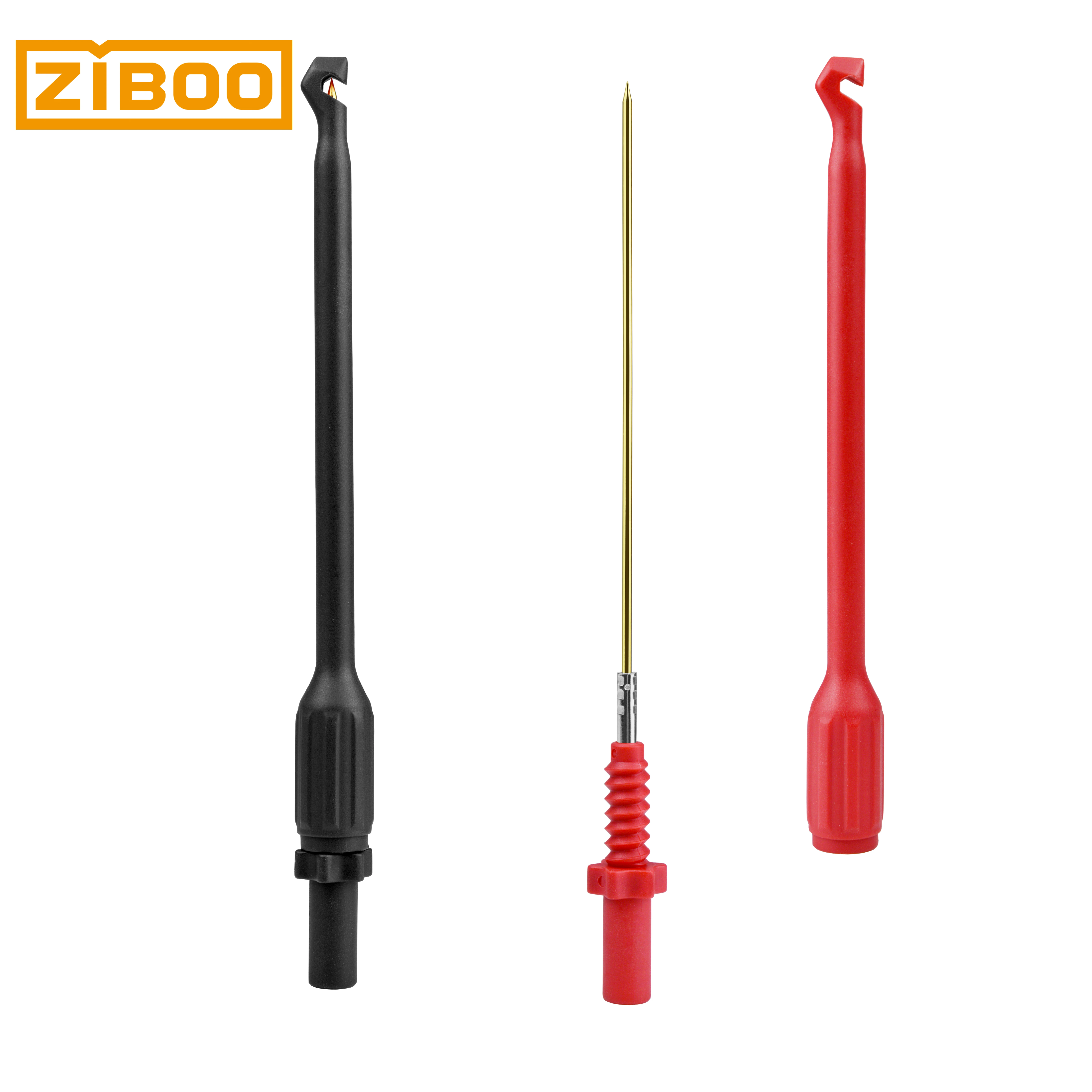 Набор зондов для пирсинга ZIBOO ZB-T12 щуп прокола провода красный + черный |