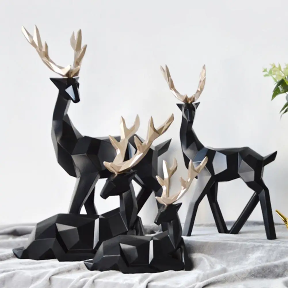 Креативные 3D однотонные геометрические украшения в скандинавском стиле с