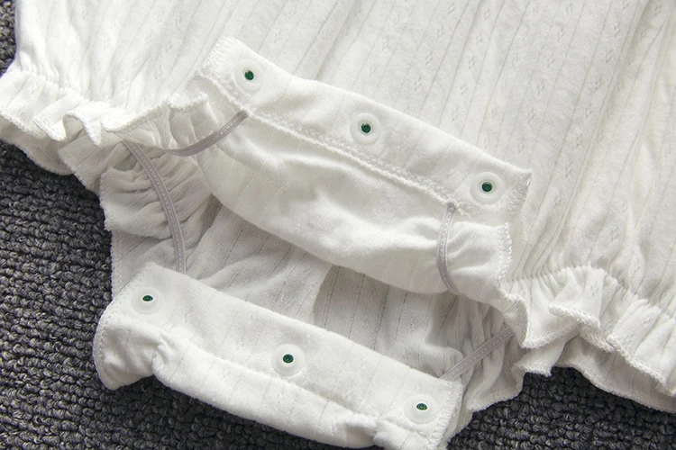 

1pc infant Baby summer bodysuit girls wedding daily bodysuit cotton jumpers 3 6 9 12 M baby playsuit