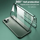 Чехол для телефона Xiaomi Poco M3 X2 F1 F2 F3 X3 Pro NFC 360  магнитное поглощение металла двойное стекло защитная оболочка полное покрытие
