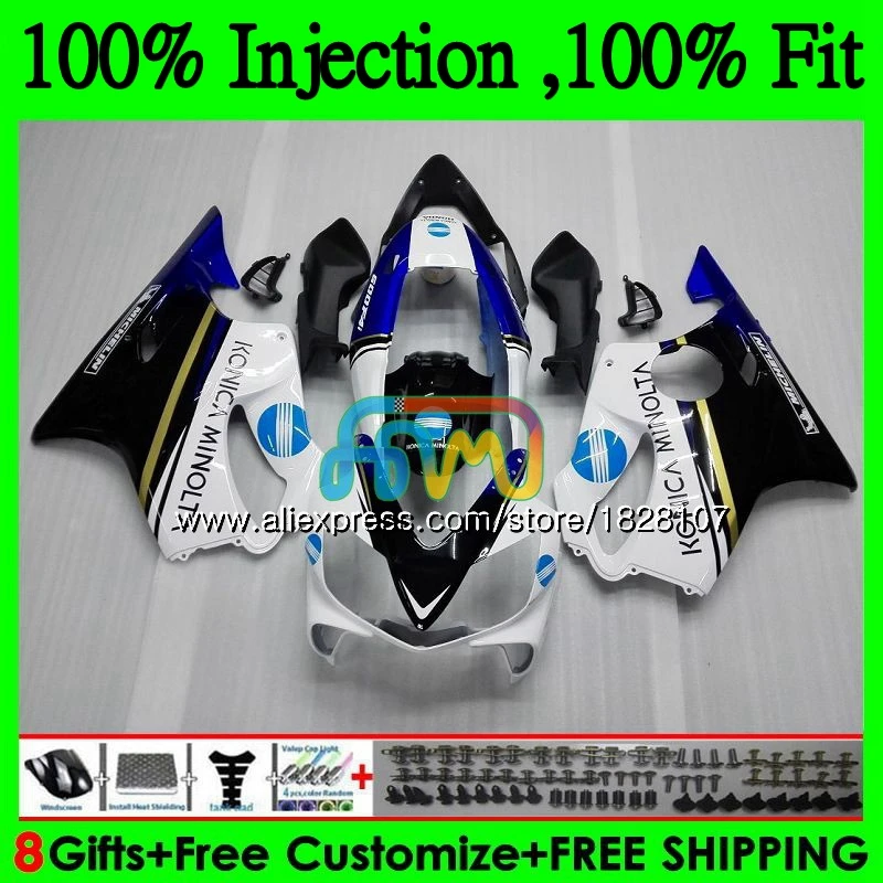 

OEM обтекатель для HONDA CBR600 F 4 CBR 600 FS CBR600 F4 KONICA blue 99 00 140BS.26 CBR 600F4 600CC CBR 600 F4 CBR600F4 1999 2000