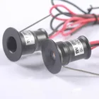 Миниатюрный Светодиодный точечный светильник, 12 В постоянного тока, приглушаемый Точечный светильник для потолочного шкафа, 1 Вт, 15 мм, черный, серебристый точесветильник светильник для корпуса, лампа для лестницы IP65