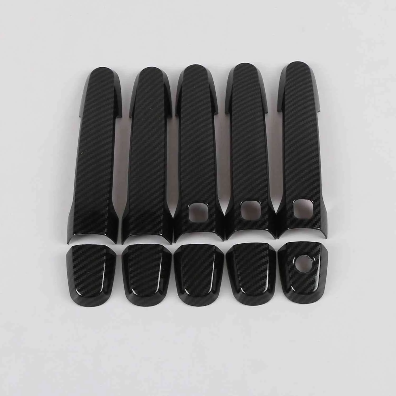 Декоративная накладка на ручку двери автомобиля Toyota RAV4 2.4A 1.8A 2.0 пятиместная модель с узором под углеродное волокно 2010 2011 2012.