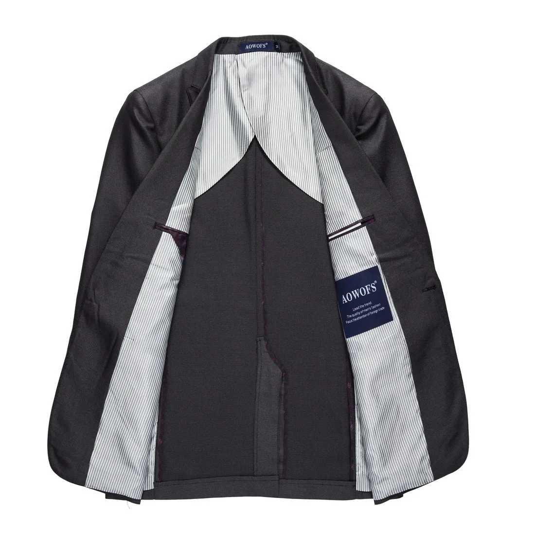 Мужской деловой костюм на одной кнопке модный офисный из 2 предметов для жениха