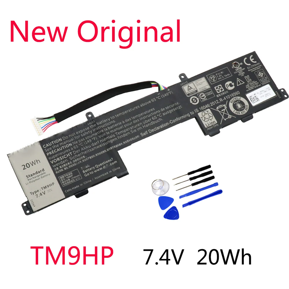 

New TM9HP Laptop Keyboard Battery For Dell Latitude 13 7350 J84W0 FRVYX 0FRVYX 2ICP4/55/82 0J84 7.4V 20Wh
